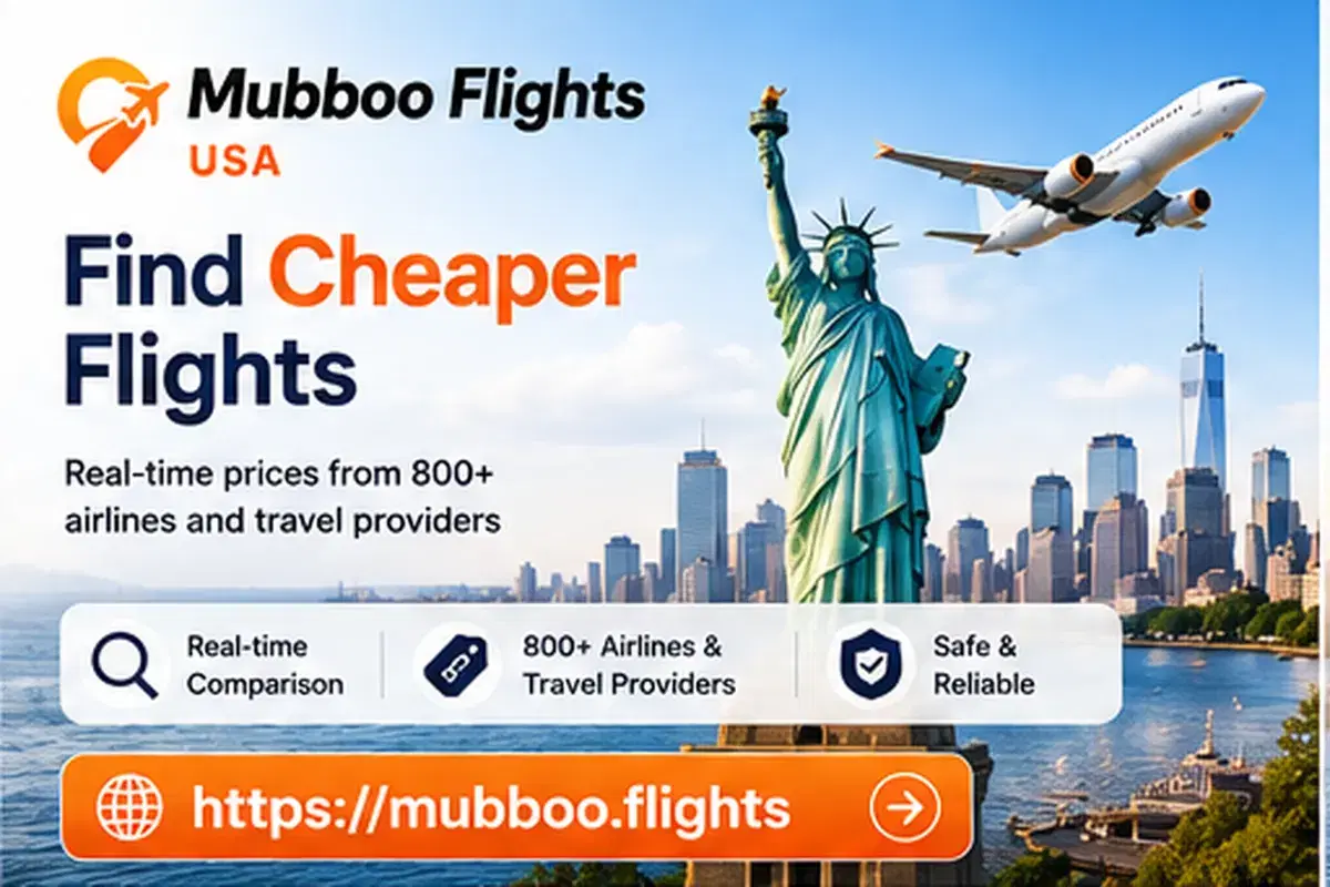 Mubboo Flights poster for comparing cheaper flights from the United States